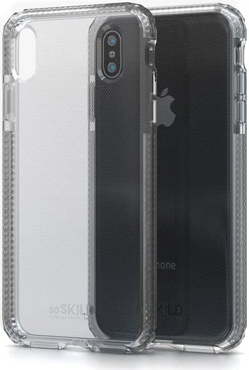 SoSkild iPhone XS Max Hoesje Defend Heavy Impact Backcover Transparant afbeelding 3