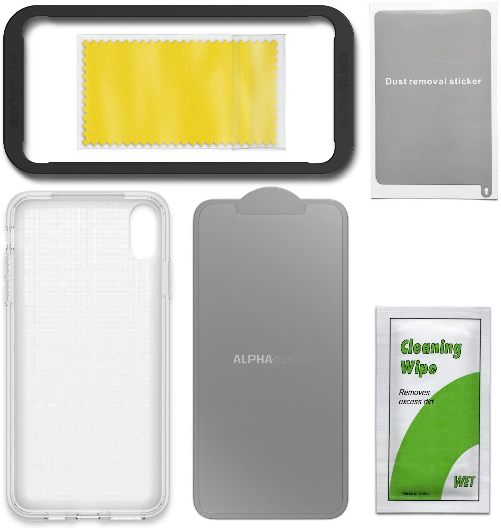 Otterbox Clearly Protected Clear Skin + Alpha Glass Apple iPhone XS afbeelding 11