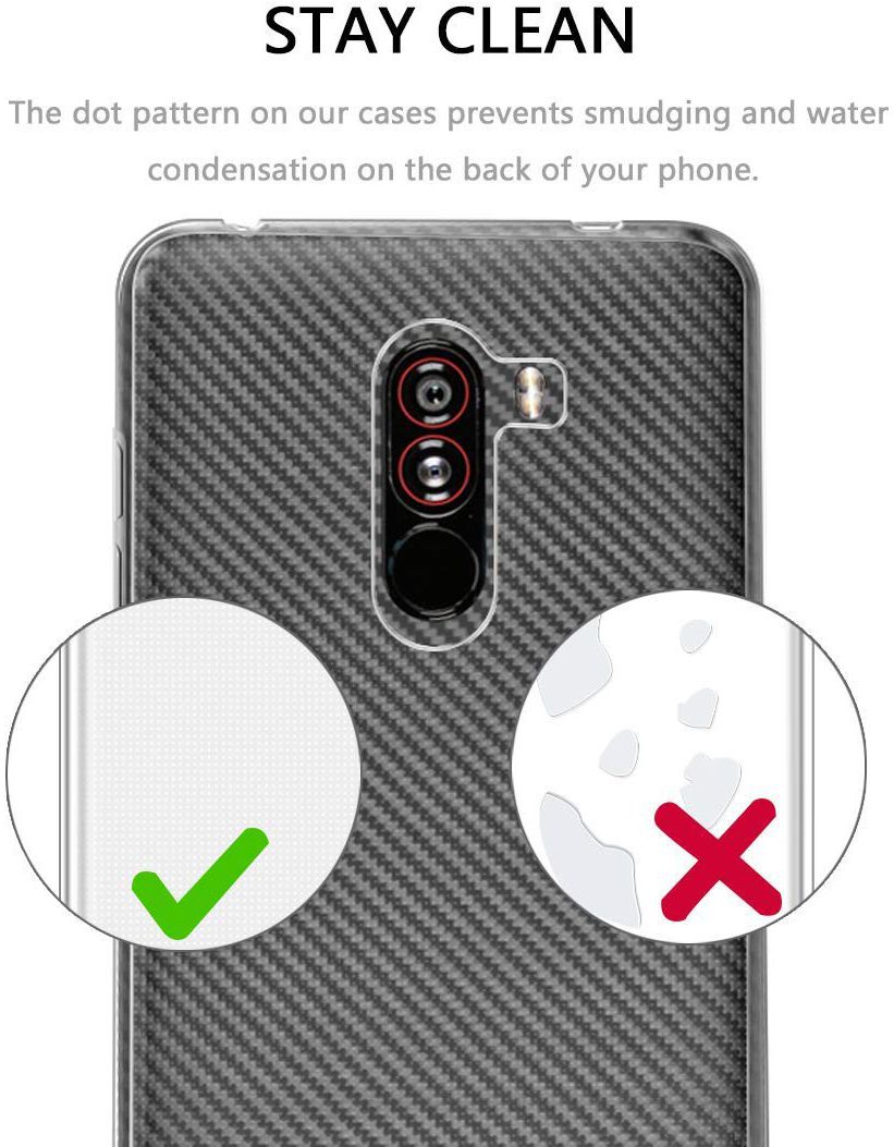 Xiaomi PocoPhone F1 Hoesje Dun TPU Transparant afbeelding 6