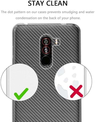 Xiaomi PocoPhone F1 Hoesje Dun TPU Transparant afbeelding 6