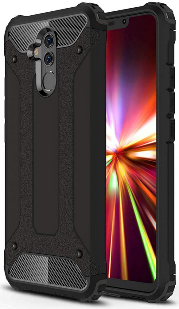Huawei Mate 20 Lite Hybride Hoesje Zwart afbeelding 1