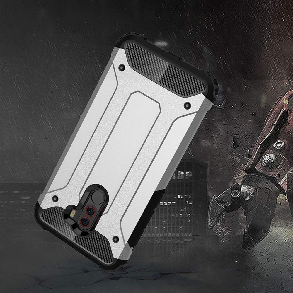Xiaomi PocoPhone F1 Hybride Hoesje Zwart afbeelding 3