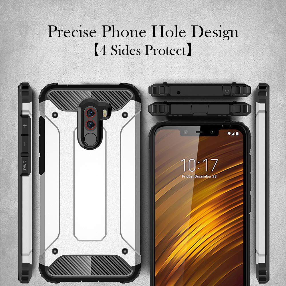 Xiaomi PocoPhone F1 Hybride Hoesje Zwart afbeelding 4