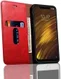 Xiaomi PocoPhone F1 Hoesje met Kaarthouder Rood afbeelding 2