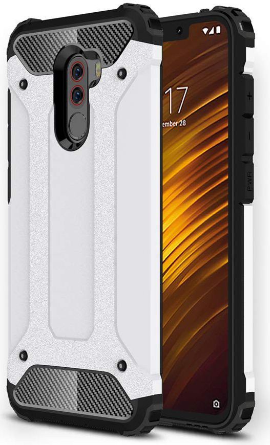 Xiaomi PocoPhone F1 Hybride Hoesje Wit afbeelding 1