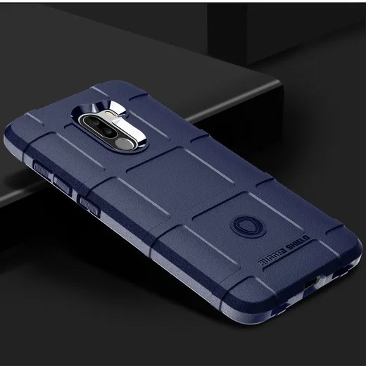 Xiaomi PocoPhone F1 Anti-Schock Hoesje Blauw afbeelding 2