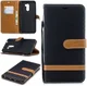 Xiaomi PocoPhone F1 Jeans Portemonnee Hoesje Zwart afbeelding 2