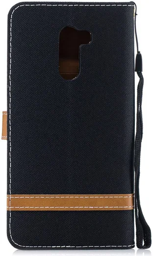 Xiaomi PocoPhone F1 Jeans Portemonnee Hoesje Zwart afbeelding 6