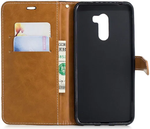 Xiaomi PocoPhone F1 Jeans Portemonnee Hoesje Zwart afbeelding 3