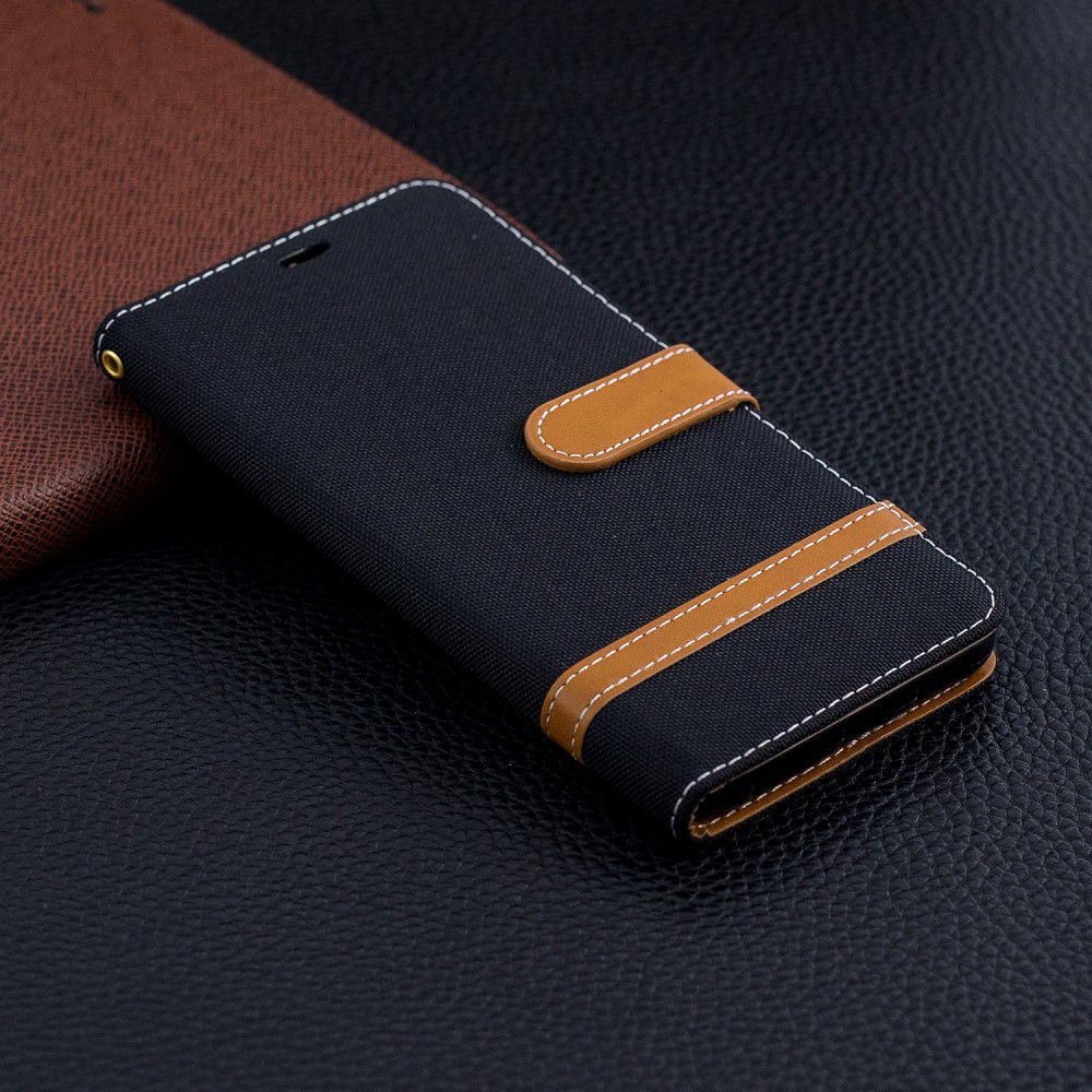 Xiaomi PocoPhone F1 Jeans Portemonnee Hoesje Zwart afbeelding 9