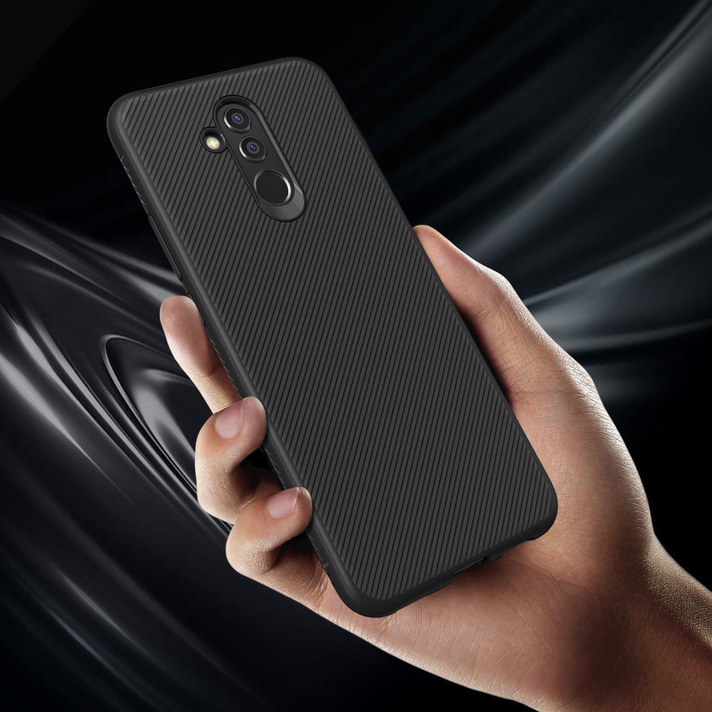 Huawei Mate 20 Lite Siliconen Hoesje Zwart afbeelding 4
