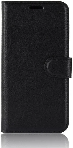 Xiaomi Pocophone F1 Lederen Wallet Stand Hoesje Zwart afbeelding 2