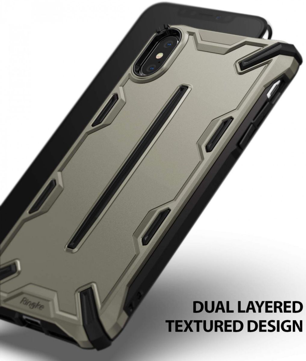 Ringke Dual X Apple iPhone XS Hoesje Brons afbeelding 4