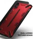 Ringke Dual X Apple iPhone XS Hoesje Rood afbeelding 6