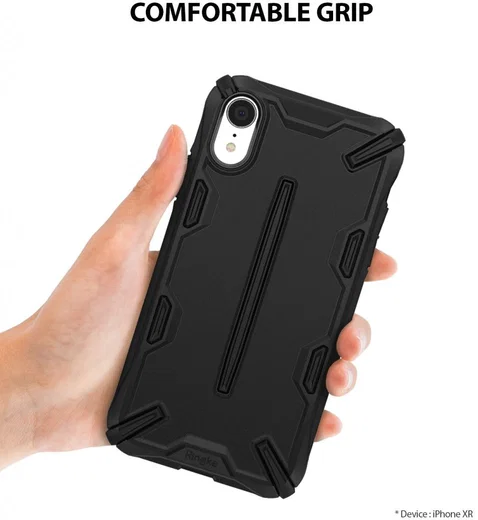 Ringke Dual X Apple iPhone XR Hoesje Zwart afbeelding 2