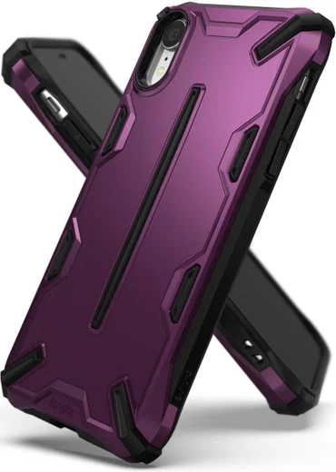 Ringke Dual X Apple iPhone XR Hoesje Paars afbeelding 1
