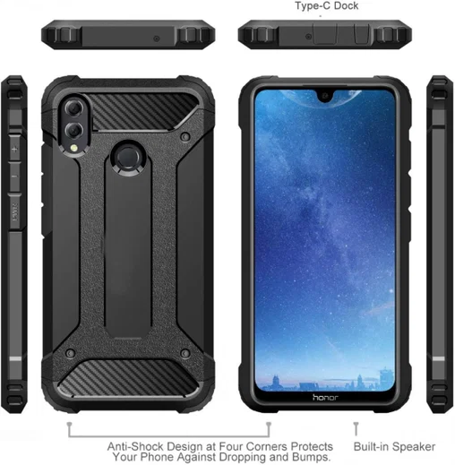 Honor Play Hybride Hoesje Zwart afbeelding 2