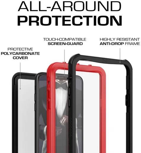 Ghostek Nautical 2 Waterbestendig Hoesje Apple iPhone XS Max Rood afbeelding 6