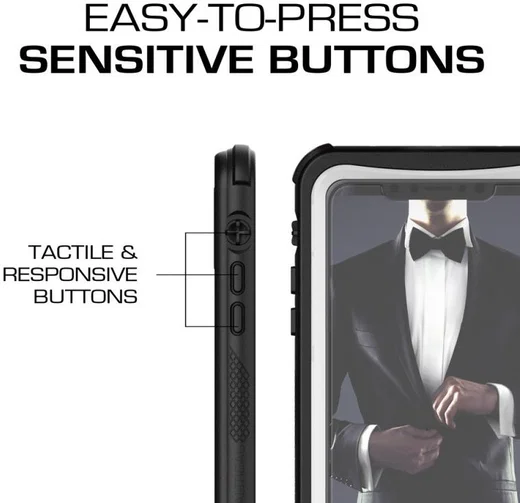 Ghostek Nautical 2 Waterbestendig Hoesje Apple iPhone XS Max Wit afbeelding 4