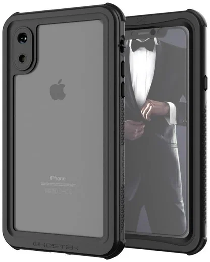 Ghostek Nautical 2 Waterbestendig Hoesje Apple iPhone XS Zwart afbeelding 1