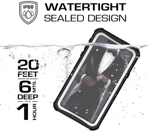 Ghostek Nautical 2 Waterbestendig Hoesje Apple iPhone XS Wit afbeelding 2