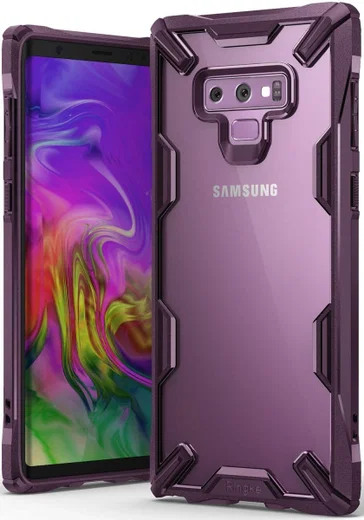Ringke Fusion X Samsung Galaxy Note 9 Hoesje Doorzichtig Paars afbeelding 1