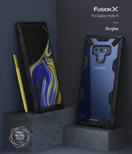 Ringke Fusion X Samsung Galaxy Note 9 Hoesje Doorzichtig Paars afbeelding 4