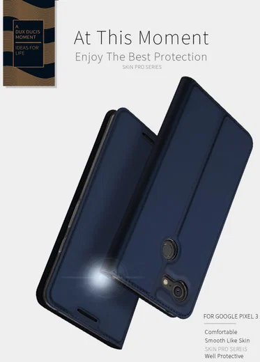 Dux Ducis Google Pixel 3 Premium Bookcase Blauw afbeelding 7