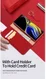 Dux Ducis Luxe Book Case Samsung Galaxy Note 9 Hoesje Echt Leer Rood afbeelding 8