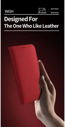 Dux Ducis Luxe Book Case Samsung Galaxy Note 9 Hoesje Echt Leer Rood afbeelding 10