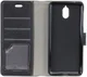 Nokia 3.1 Hoesje met Kaarthouder Zwart afbeelding 2