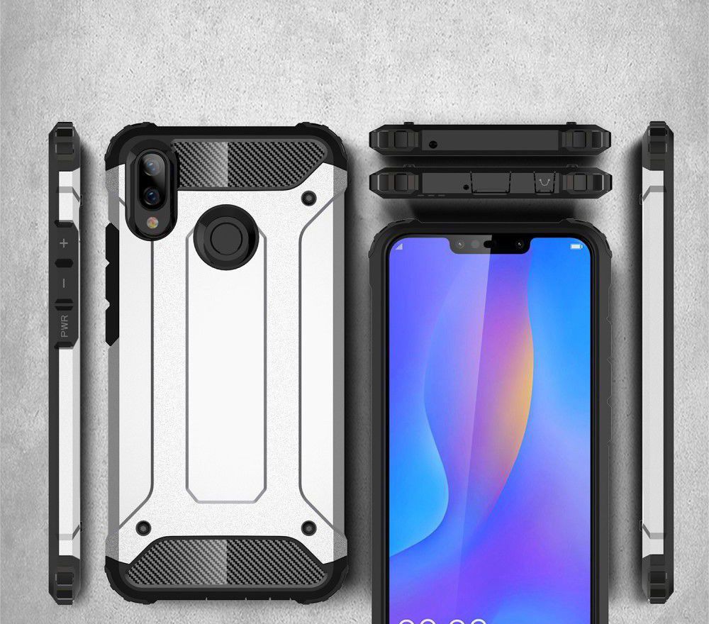 Huawei P Smart Plus Hybride Hoesje Blauw afbeelding 4