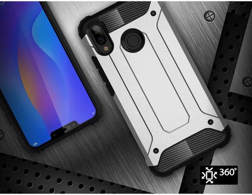 Huawei P Smart Plus Hybride Hoesje Blauw afbeelding 7