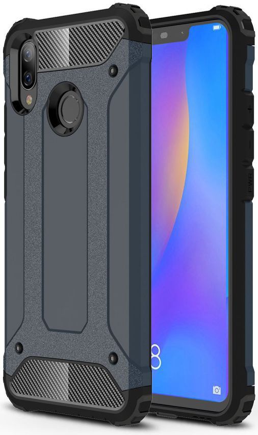 Huawei P Smart Plus Hybride Hoesje Blauw afbeelding 1