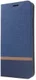 Huawei P Smart Plus Linnen Textuur Lederen Flip Hoesje Blauw afbeelding 5