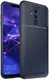 Huawei Mate 20 Lite Siliconen Carbon Hoesje Blauw afbeelding 1