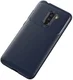 Xiaomi PocoPhone F1 Siliconen Carbon Hoesje Blauw afbeelding 2
