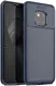 Huawei Mate 20 Pro Siliconen Carbon Hoesje Blauw afbeelding 1