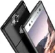 Sony Xperia XA2 Plus Siliconen Carbon Hoesje Zwart afbeelding 5