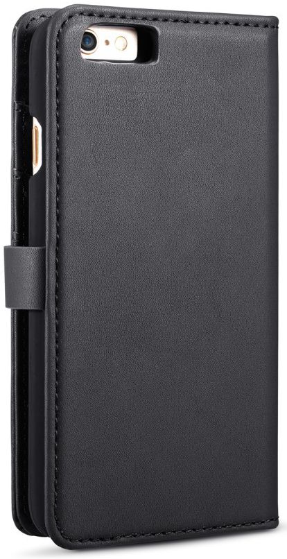 Apple iPhone 6s Echt Leren 2-in-1 Bookcase en Back Cover Hoesje Zwart afbeelding 11
