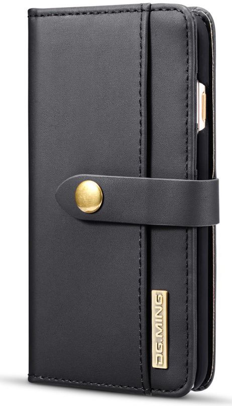Apple iPhone 6s Echt Leren 2-in-1 Bookcase en Back Cover Hoesje Zwart afbeelding 10