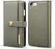 Apple iPhone 6s Echt Leren 2-in-1 Bookcase en Back Cover Hoesje Groen afbeelding 12