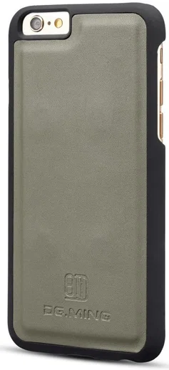 Apple iPhone 6s Echt Leren 2-in-1 Bookcase en Back Cover Hoesje Groen afbeelding 9