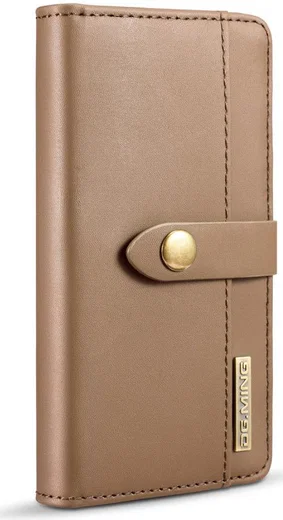 Apple iPhone 6s Echt Leren 2-in-1 Bookcase en Back Cover Hoesje Bruin afbeelding 12