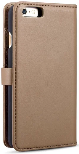 Apple iPhone 6s Echt Leren 2-in-1 Bookcase en Back Cover Hoesje Bruin afbeelding 13