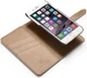 Apple iPhone 6s Echt Leren 2-in-1 Bookcase en Back Cover Hoesje Bruin afbeelding 2