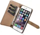 Apple iPhone 6s Echt Leren 2-in-1 Bookcase en Back Cover Hoesje Bruin afbeelding 4