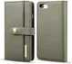 Apple iPhone 7/8 Echt Leren 2-in-1 Bookcase en Back Cover Hoesje Groen afbeelding 1