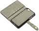 Apple iPhone 7/8 Echt Leren 2-in-1 Bookcase en Back Cover Hoesje Groen afbeelding 5