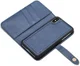 Apple iPhone XS Echt Leren 2-in-1 Bookcase en Back Cover Hoesje Blauw afbeelding 10